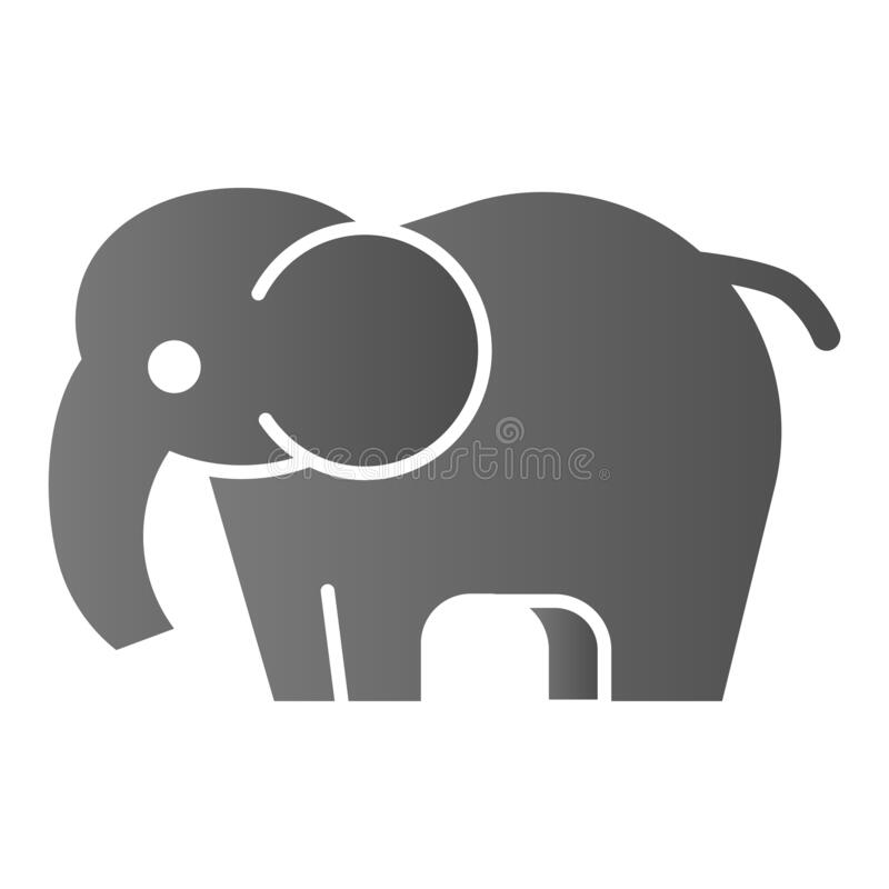elephant over gray color icon program for mac